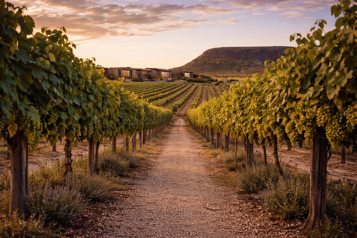 Pasillos del viñedo